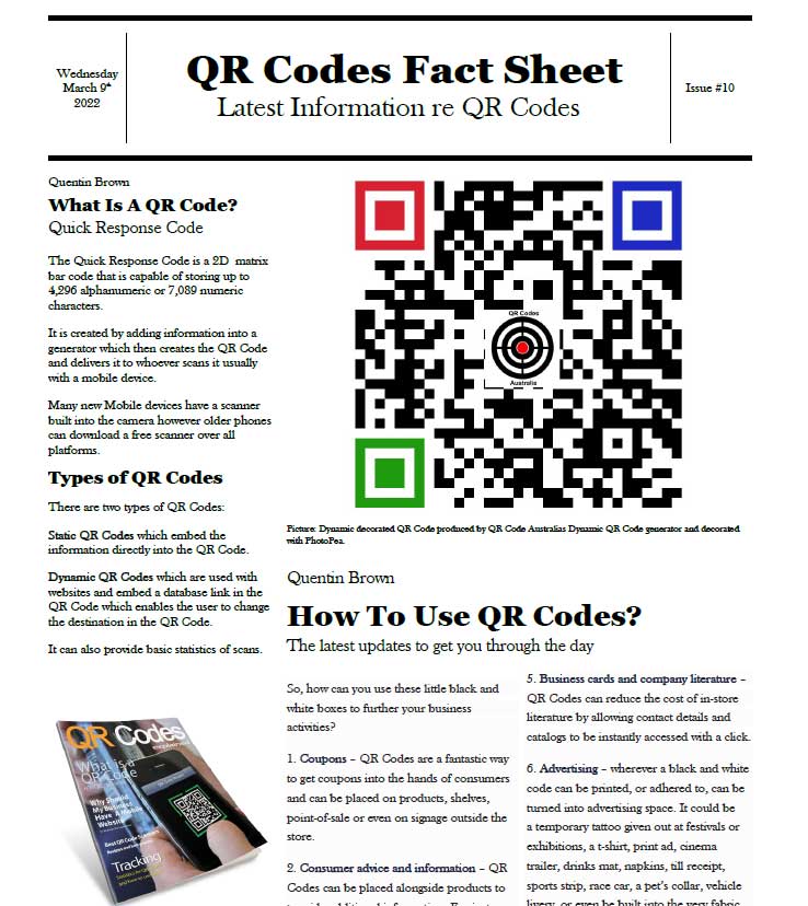 qr code fact sheet