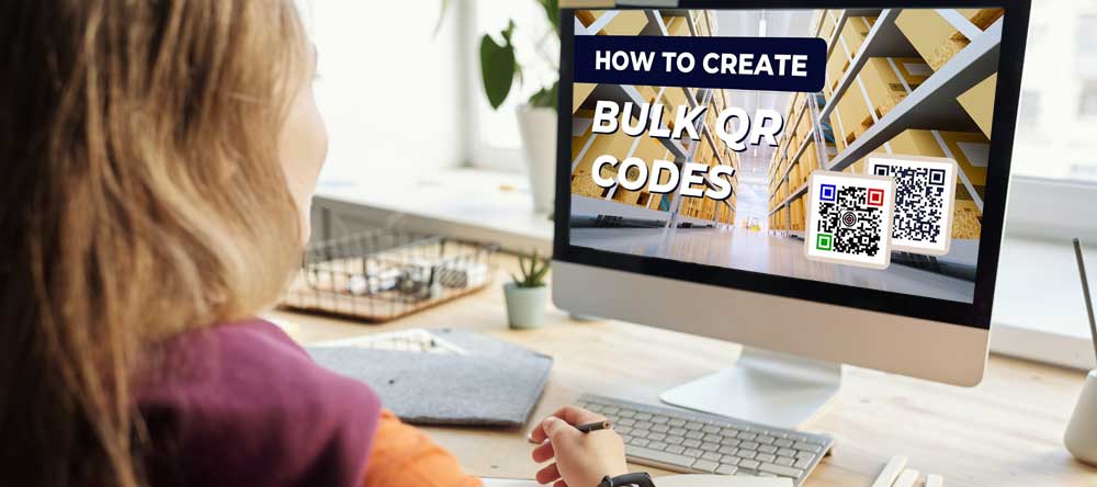 how to create bulk QR Codes
