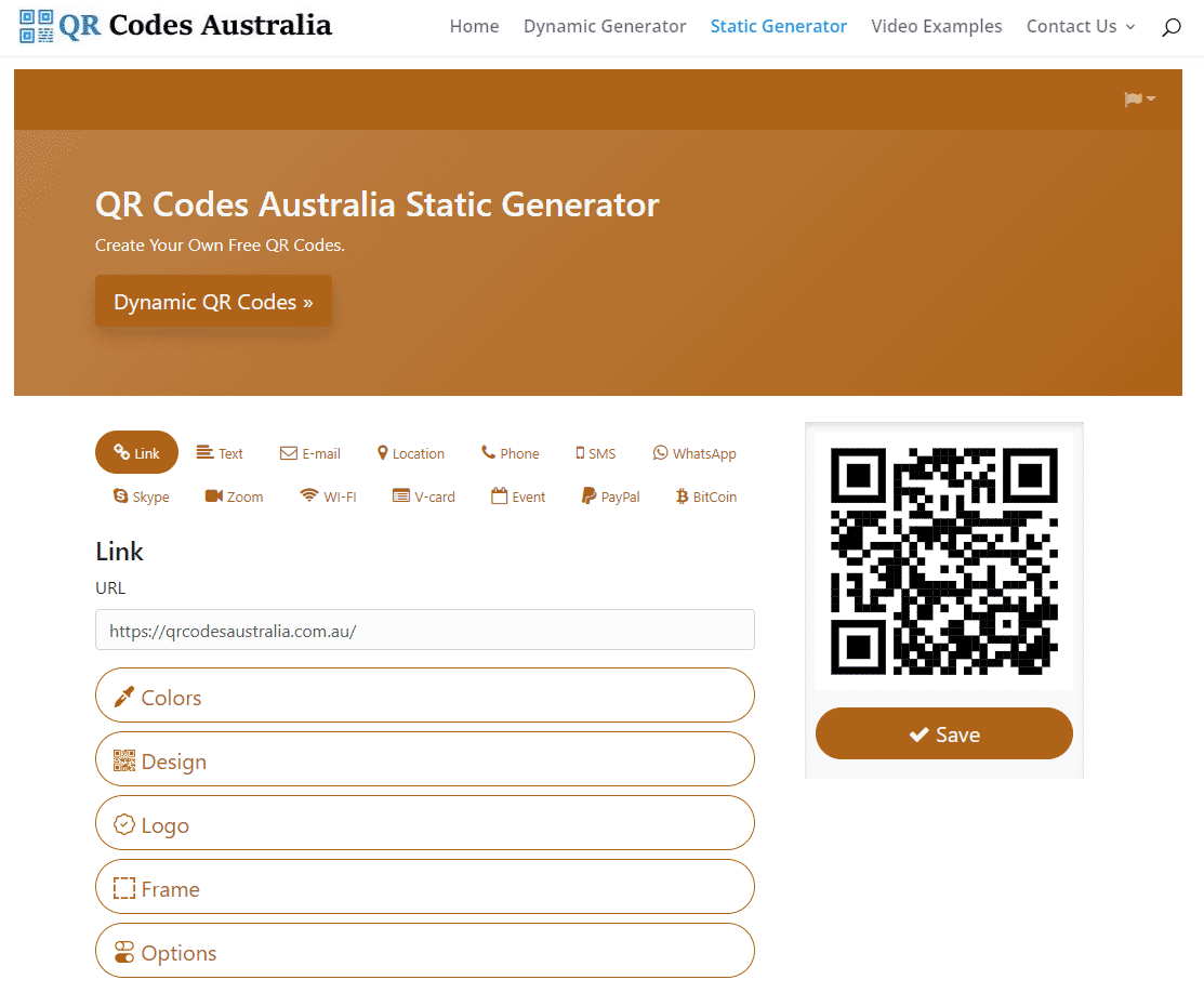 static QR Code Generator