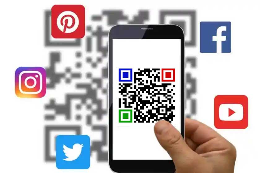 Social Media Pages with Dynamic QR Code
