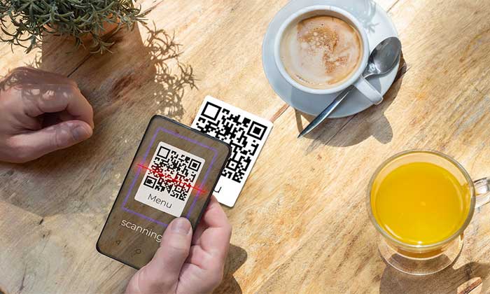 QR Codes for Coffee Contactless ordering